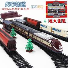 9 4m Train Model Rail Way 1 87 Vintage Steam Train Tank Truck Passenger Train Assemble Transport Kids Toys Gift Toy Trains For Kids Toy Trains Set Toy Train
