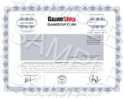 Get the latest gamestop stock price and detailed information including gme news, historical charts and realtime prices. Shop Gme Stock Certificates
