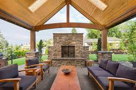The Millennial Decor Outdoor Patio Ideas 25 Example To Inspire You Paijo Network Outdoor Covered Patio Backyard Pavilion Outdoor Gas Fireplace