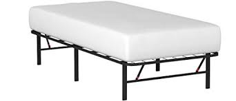 Amazon Basics Foldable 14 Metal Platform Bed Frame With Tool Free Assembly No Box Spring Needed Twin Xl Pricepulse