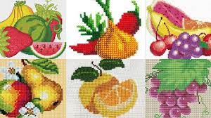 Free easy cross, pattern maker, pcstitch charts + free historic old pattern books. Stylish Fruits And Vegetables Cross Stitch Pattern Ideas Amazing Embroidery Pattern Ideas Youtube