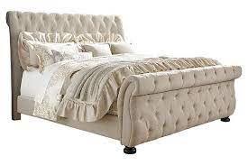 Willenburg Queen Upholstered Sleigh Bed Ashley Furniture Homestore In 2021 Upholstered Beds Upholstered Sleigh Bed King Upholstered Bed
