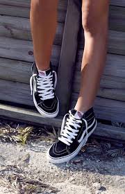 Get on board with the sk8 hi skate shoe from vans! 20 Sk8 Hi Outfits Ideas Sk8 Hi Outfit Vans Outfit Fashion