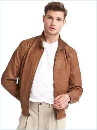 Gap Taps Into 90s Nostalgia With Archive Re Issue Collection Leather Jacket Men Mens Leather Coats Jackets