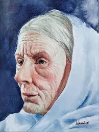 Watercolor portrait painting tips for older subjects