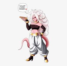 El pequeño está revolucionando las redes sociales con su increíble parecido al personaje de la serie. Majin Dragon Ball Fighterz Android Drawing Fat Android 21 Majin Thicc Png Image Transparent Png Free Download On Seekpng