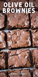 Olive Oil Brownies One Bowl Dairy Free Recipe Dairy Free Recipes Dessert Brownies Recipe Easy Dairy Free Brownies