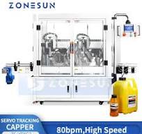 ZONESUN ZS-VTXG2 Continuous Motion Dual-Head Capping Machine