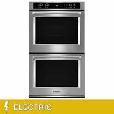 Learn how to clean the new digital countertop oven from kitchenaid. Kitchenaid 5 0 Cu Ft Upper And 5 0cuft Lower Capacity Double Wall Oven With Even Heat True Convection Self Cleaning Cycle Costco
