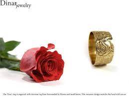 Rose Flower 14k Gold Womens Wedding Band Wide Victorian Wedding Ring Floral Gold Band Engraved Leaves And Flowers Large Ring For Women 14k Gold Wedding Band Victorian Wedding Ring Wedding