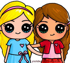 Meet Lily Rose Dsc Best Friends Draw So Cute Cute Drawings Cute Best Friend Drawings Cute Kawaii Drawings