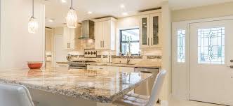 White marble and granite kitchen countertops are prone to staining—so. Off White Cabinets Classic Kitchen Cabinets Miami
