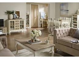 Instead of shopping around for a table to match your existing our dining room sets all come with chairs or benches, and, in some cases, even both. Juliette Living Room Furniture Tables Storage Cabinets Chairs Cream And Pine Ebay