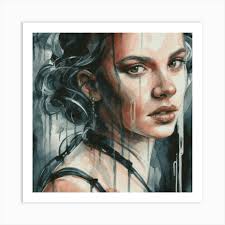 Katherine Art Print by ArtDecors