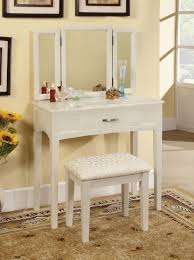 bedroom white makeup vanity table