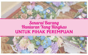 Bagi yang tercari2 idea barang hantaran untuk majlis pertunangan. Kadcitra Com Senarai Barang Hantaran Yang Ringkas Untuk Facebook