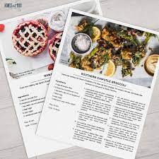 All formats available for pc, mac published: Photoshop Printable Recipe Template Us Letter 8 5x11 And A4 Etsy In 2021 Homemade Recipe Books Cookbook Template Recipe Template