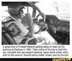 You can shift any transmission with no clutch. A Great Shot A Fireball Rubens Gelting Readyto Head Out For Practice At Daytona In 1962 Take Notice Of The Key To Start The Car Shoulder And Leg Suppon Paddin Nascar