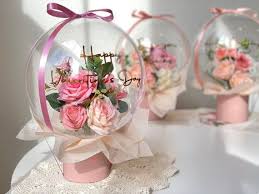 Same day and next day delivery available. Blossom In A Bubble Give A Special Gift Balloon Flower For A Special Occassion Pick Flower Write Your Persona In 2021 Balloon Flowers Balloon Bouquet Balloons