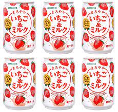 Amazon.com: Sangaria 草莓牛奶,日本極受歡迎- 8.69 液盎司| 6 件裝: 雜貨和美食