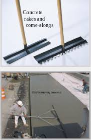 Concrete Rakes And Come Along Tools Concrete Tools Concrete Tools
