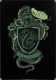 Slytherin house is one of the four houses of hogwarts, founded by salazar slytherin. Harry Potter Slytherin House Crest Tin Sign Harry Potter Background Harry Potter Wallpaper Slytherin Harry Potter