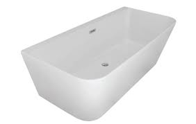 Nummer 1 marktplatz in deutschland! Slim Back To Wall Contemporary Freestanding Bath