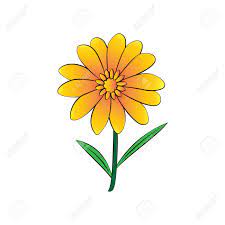 Are you searching for cartoon flower png images or vector? Vector Cartoon Flower On White Background Royalty Free Cliparts Vectors And Stock Illustration Image 51370714