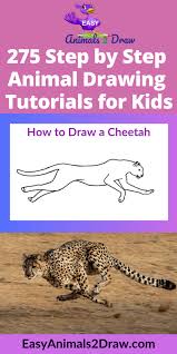 How to draw a cheetah in a few easy steps easy drawing guides. How To Draw A Cheetah Running Step By Step Easy Animals 2 Draw
