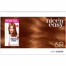Auburn nicely accent light or fair skin girls and the variety of shades offer a choice for your eyes color. Clairol Nice N Easy Light Auburn 6r Permanent Hair Dye Wilko