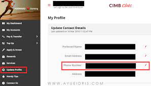 Korang hanya perlu pilih saja samaada nak semak nombor akaun atau nombor telefon. 2 Cara Mudah Tukar Nombor Telefon Tac Cimb Clicks Ayue Idris