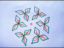 Pin Di Simple Rangoli Designs