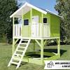 Anders als wie bei einem stel­zen­haus, wel­ches viel­mehr eigen­stän­dig zu sehen und mit einem baum­haus zu ver­glei­chen ist, ist das spiel­haus be­stand­teil eines kletter­turms mit vie­len wei­te­ren spiel­mög­lich­kei­ten.quasi ein spiel­turm mit haus und manch­mal so­gar inklu. 1