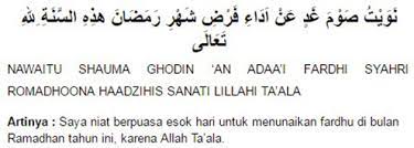 Doa Buka Puasa Ramadhan Dan Artinya