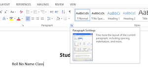 Paragraph Panel In Microsoft Word Excel Tutorials Microsoft Word Words