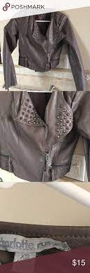 Taupe Faix Leather Jacket Leather Jacket Jackets Leather