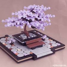 Lilac Garden Lego Design Cool Lego Creations Lego Creative