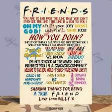 Последние твиты от friends tv show (@quote_friends). Personalised Friends Tv Show Quotes Friendship Friends Gift Birthday Plaque Ebay