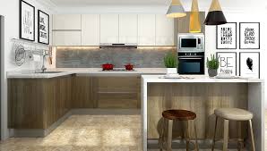u shape kitchen cabinets fit for small