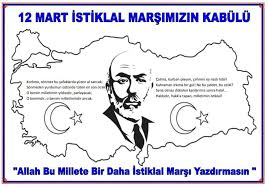 Nalanogretmenim Adli Kullanicinin Istiklal Marsi Nin Kabulu Panosundaki Pin 2020 Boyama Sayfalari Ilham Veren Sozler Martini