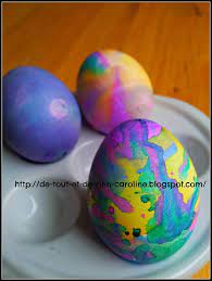 Beautiful Kid Dyed Easter Eggs Using Droppers And Food Coloring For A Tie Dyed Effect We Re Definitely Going To Easter Eggs Easter Easter Activities For Kids
