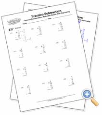 Adding and subtracting mixed numbers. Mixed With Regrouping Fraction Subtraction Worksheetworks Com