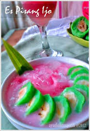 Momylicious Es Pisang Ijo Resep Masakan Indonesia Ide Makanan Pisang