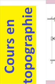 2 Cours En Topographie Avec Un Resume In 2021