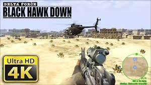 In late 1993, the united states launched dual military operations in mogadishu, somalia. Old Games In 4k Delta Force Black Hawk Down Youtube