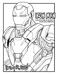 It will be the best iron man, that you colored ever! Big Iron Man Coloring Pages