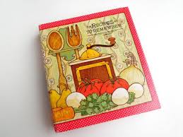 Recipe File Album Vintage Hallmark Recipe Book Binder Etsy Book Binder Hallmark Cards Recipe Album
