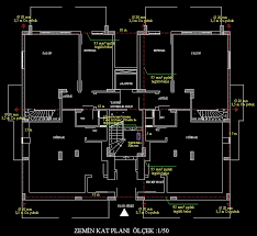 Mansardlı 3 odalı ev çizimi autocad 9x10. Autocad Apartman Elektrik Ve Telefon Projesi S7otomasyon