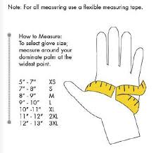 Klim Glove Sizing Images Gloves And Descriptions