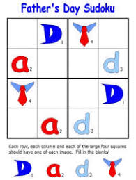 Does your dad have refined taste. Father S Day Sudoku Puzzles